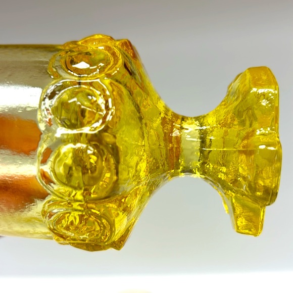 - - Retro  set of 5 TIFFIN GLASS  “ Franciscan Madeira” pedestal wine gobl… - Picture 6 of 6